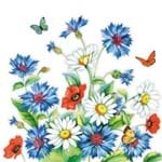 Guardanapo para Decoupage - Flores Coloridas Pacote - 13309525 Flores Coloridas 13309525