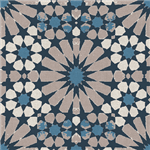 Guardanapo para Decoupage - Mosaico Azul - Pacote com 20 Guardanapo para Decoupage - Mosaico Azul - 13311680 - Pacote com 20