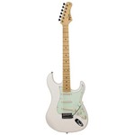 Guitarra Elétrica Stratocaster Tagima Tg-530 Wv Woodstock Vintage White - 6 Cordas - Tarraxas Cromad