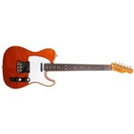 Guitarra Fender 923 0923 - Telecaster Custom Deluxe Bound Nos - 822 - Sunset Orange Transparent