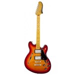 Guitarra Fender Modern Player Starcaster Aged Cherry Burst