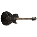 Guitarra Hollowbody Black Matte com Case Hb17cbk - Washburn