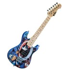 Guitarra Infantil Stratocaster Phx Capitão America Gmc-k2
