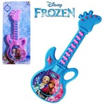 Guitarra Musical Infantil Acustica Colors a Pilha Frozen na Cartela