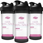 Hair Skin e Nails + 3 Coqueteleiras - Cápsula da Beleza - Kit com 3 Potes - Take Care