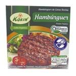 Hambúrguer Bovino Congelado Orgânico 340g - Korin