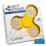 Hand Spinner Anti Stress Certificado - Fidget Light Spinner - Candide - Amarelo
