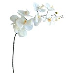 Haste Flor Artificial Orquídea Phalaenopsis Branco