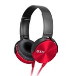 Headphone Fone Ouvido Mdr-Xb450ap Extra Bass Preto com Vermelho