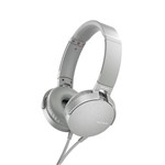 Headphone Sony MDR-XB550AP com Extra Bass Branco
