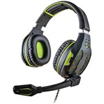 Headset Gamer 5,1 Centauro Preto/Verde - MyMax