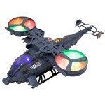 Helicóptero de Brinquedo Bater e Volta com Luzes e Som Força Tarefa BBR TOYS