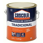 Henkel - Adesivo Cascola Tradicional Sem Toluol - Cola de Contato Galão 2,8kg