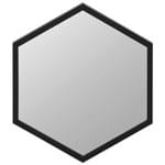 Hexagon Espelho 50 Cm X 58 Cm Preto