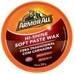 Hi-shine Soft Paste Wax Cera Tradicional Armor All com Carnaúba 200g