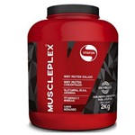 Hipercálorico Muscle Plex Morango - Vitafor - Contém 2kg