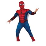 Homem Aranha de Volta ao Lar 10/12 Anos Fantasia Infantil com Músculos