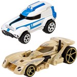 Hot Wheels Star Wars Pacote 2 Carros Clone Trooper Vs Battle Droid - Mattel