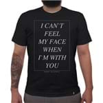 I Can`t Feel My Face - Camiseta Clássica Masculina