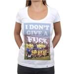 I Dont Give a Fuck - Camiseta Clássica Feminina