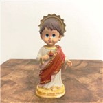 Imagem Infantil do Sagrado Coração de Jesus em Resina - 15 Cm