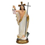Imagem Jesus Ressuscitado Di Angelo Florence 10cm