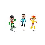 Imaginext Teen Titans Conjunto Mini Figuras Robin Kid Flash e Aqualad - Mattel