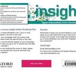 Insight - Upper-Intermediate - Online Workbook Plus - Access Code