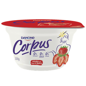 Iogurte Corpus Polpa Morango e Baunilha 120g