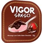 Iogurte Grego Morango e Chocolate Vigor 100g