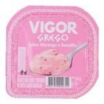 Iogurte Grego Sabor Morango e Baunilha Vigor 100g