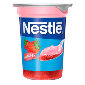 Iogurte Nestlé com Calda e Pedaços de Morango 150g