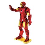 Iron Man / Homem de Ferro - Miniatura para Montar Metal Earth - Avengers / Vingadores