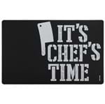 It's Chef's Time Lugar Aericano. 44 Cm X 29 Cm Preto/branco