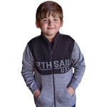 Jaqueta de Lã Infantil Imperio Trico Blusa para Menino - M 7-8 Anos