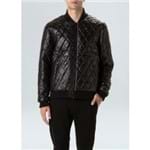Jaqueta Double Bomber Quilted-Preto - P