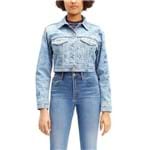 Jaqueta Jeans Levis Trucker Cropped Snoopy - XS