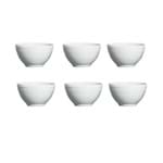 Jogo 6 Bowls em Cerâmica Branco Sevilha 600ml - Porto Brasil