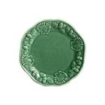 Jogo 6 Pratos Raso de Cerâmica Verde Turkey Lala 28cm