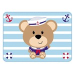 Jogo Americano Infantil Impermeável Azul - Urso Marinheiro