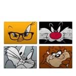 Jogo Americano Personagens Looney Tunes - 4 Unidades