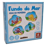Jogo da Memória Fundo do Mar 24 Peças - Brincadeira de Criança