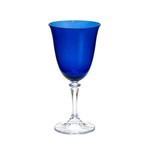 Jogo de 6 Taças de Água de Cristal Ecológico Kleopatra/Branta LAparelhois Blue 360Ml
