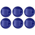 Jogo de Chá 12 Pçs Donna Azul Biona AT12/5012