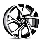 Jogo de Roda KR R94 VW Golf GTI Aro 15 - Preta Polida Roda R94 Aro 15 - 5x100 Tala: 6,0 Off-Set: 38