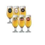 Jogo de Taças em Vidro para Cerveja Ruvolo Royal Beer 6 Peças 330ml