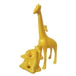 Jogo 3 Girafas - Decorativa Cerâmica Amarelo
