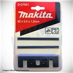 Jogo Mini Faca para Plaina 82mm com Placa Ajustável - D-07951 - Makita