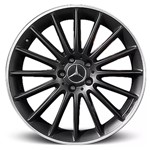 Jogo Roda Mercedes CL500 Aro 18 - Grafite Diamantada Roda C63 AMG 2014 Aro 19 - 5x112 Tala: 8,0/9,0 Off-Set: 45/50