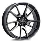 Jogo Roda Mercedes GLC43 Aro 21 - Preta Diamantada Roda GLC43 Aro 21- 5x112 Tala: 9,5 Off-Set:38
